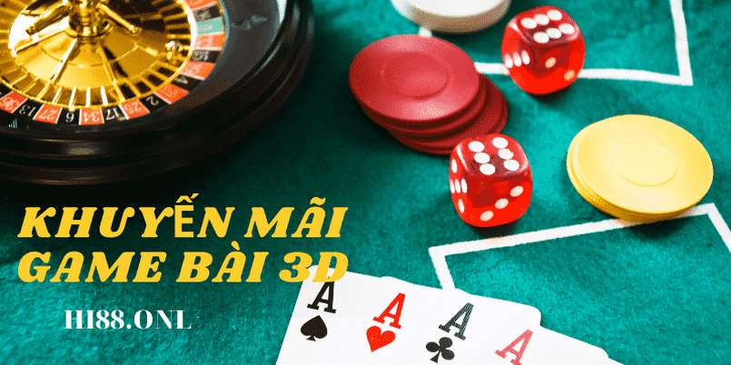 Khuyến mãi game bài 3D vừa chơi vừa có thưởng tại Hi88 2 Có rất nhiều khuyến mãi đang chờ đợi người chơi tại các game bài 3D