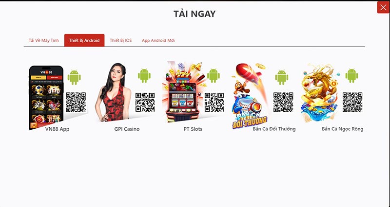 Hướng dẫn tải app Vn88 và cài đặt app Vn88 đơn giản nhất 3 Tải app Vn88 trên điện thoại Android